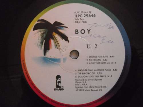 RARE!!! U2 - BOY VINYL, LP, RECORD